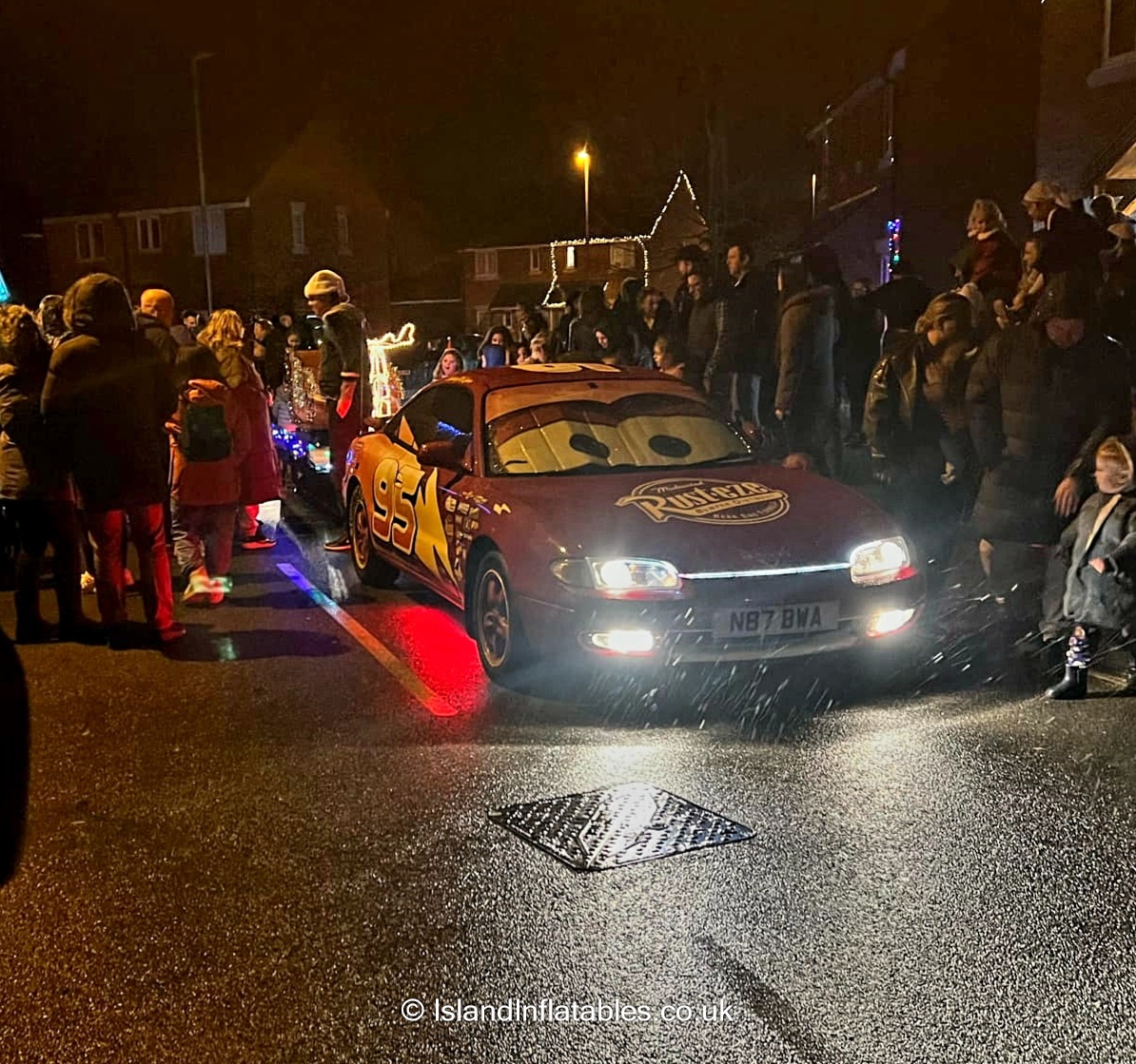 Lightning mcqueen and santa sleigh for hire - Bouncy Castle ...